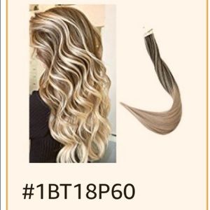 SOLD Full Shine Ombré 22” tape in hair extensions